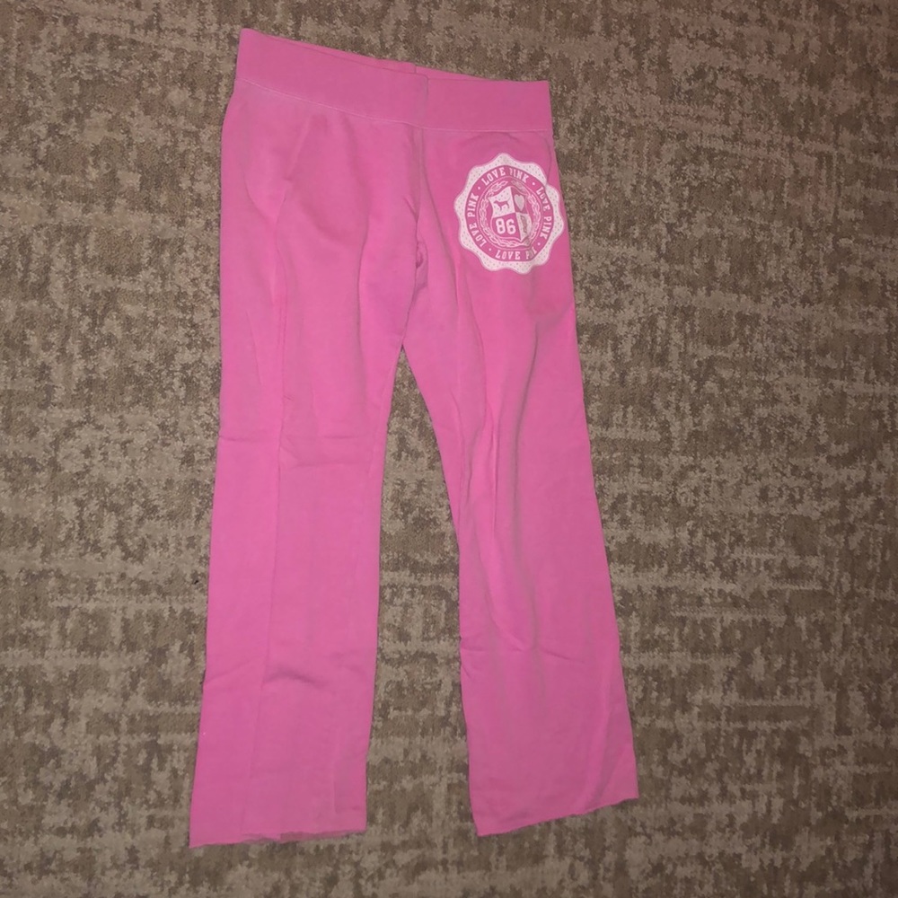 Pink sweatpants